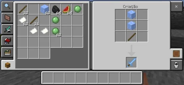 Крафт ледяного меча