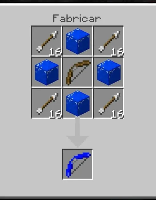 Крафт кобальтового лука