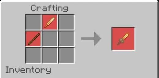 Крафт гладиуса из яркой стали