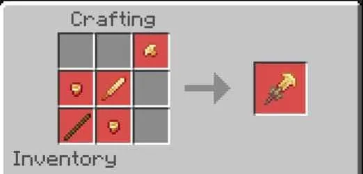 Крафт клеймора из яркой стали