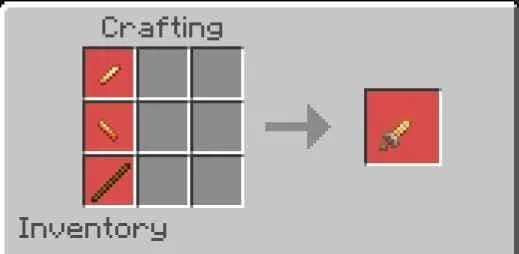 Крафт кинжала из яркой стали