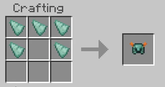 Крафт призмаринового шлема