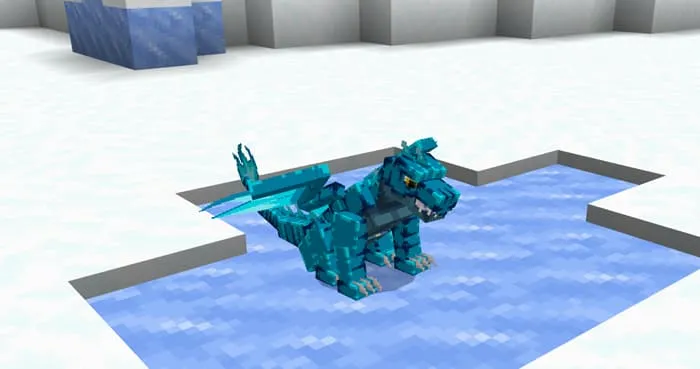 Маленький ледяной дракон