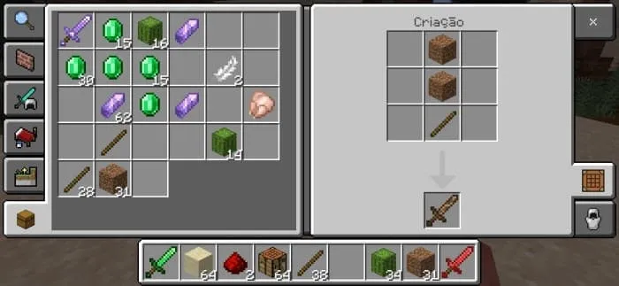 Крафт грязного меча