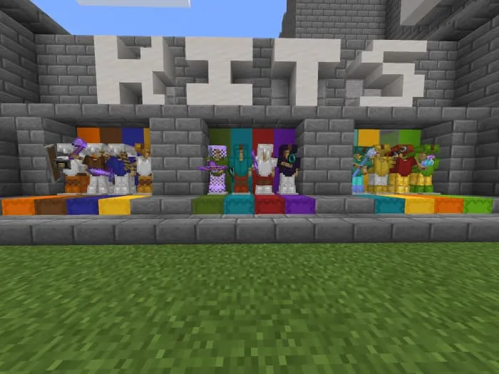 Варианты наборов экипировки