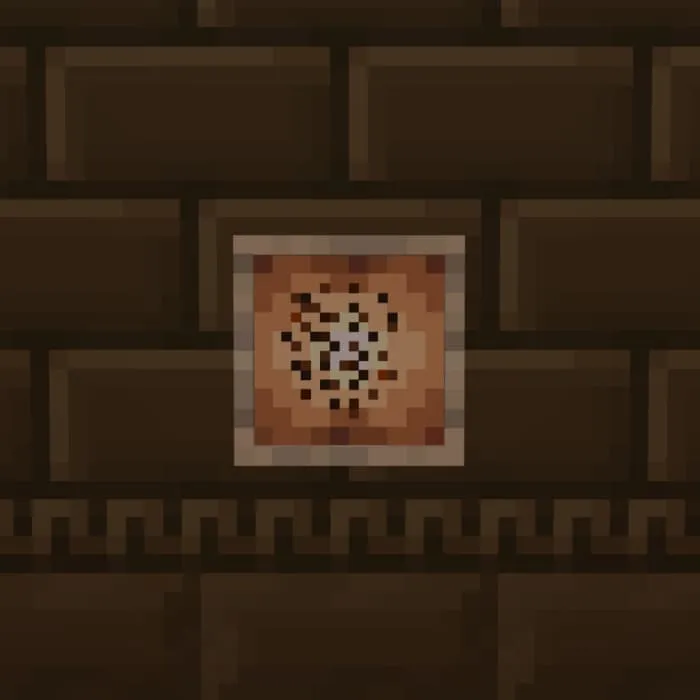 Измельченное какао в рамке