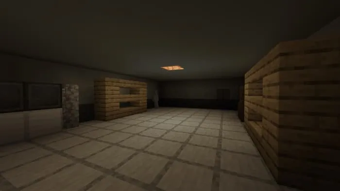 Комната с полками