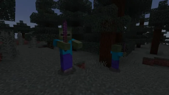 Зомби с палкой