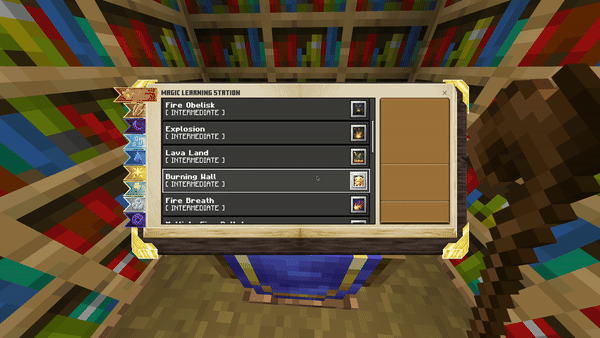 Процесс создания заклинания