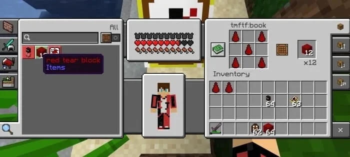 Крафт блока Алой слезы