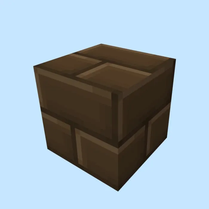 Шоколадные каменные кирпичи