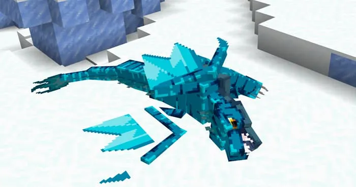 Побеждённый ледяной дракон