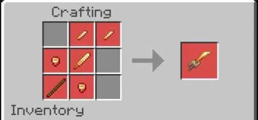 Крафт кортика из яркой стали