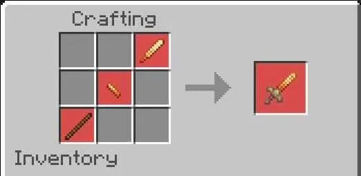 Крафт палаша из яркой стали