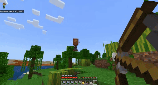 Анимация падения воздушного шара