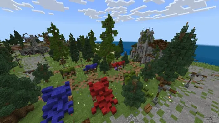 Рынок и палатки