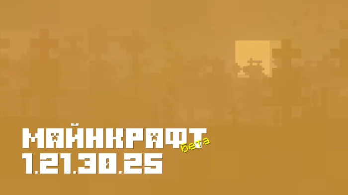 Майнкрафт ПЕ 1.21.30.25 [Бета версия]