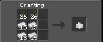 Крафт железного комплекта