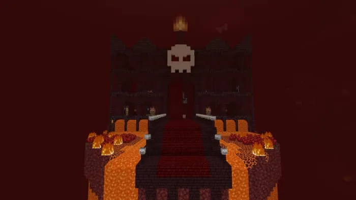 Вход адской крепости