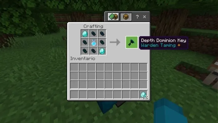 Крафт ключа владычества глубин