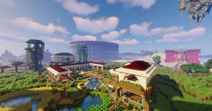 Дом с фермой с другого ракурса