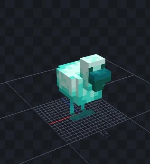 Вид алмазного цыпленка