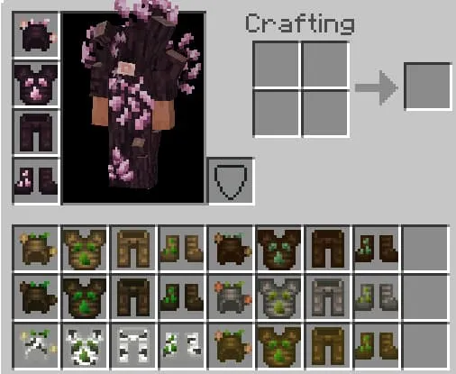 Броня защитника в инвентаре