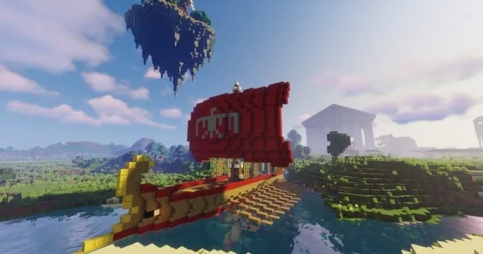 Корабль в пристани