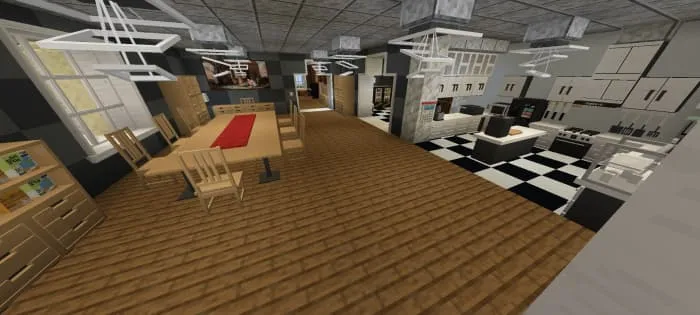 Гостиная с кухней