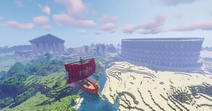 Корабль с другого ракурса