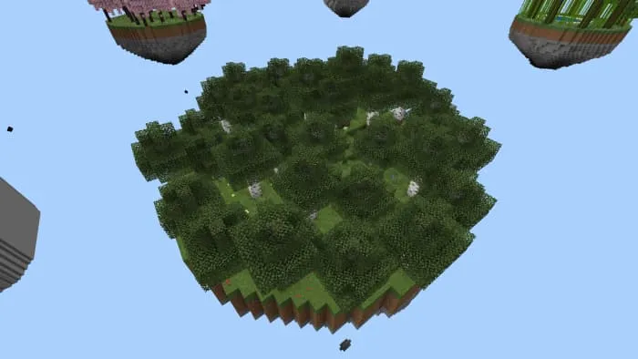 Остров из берез