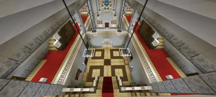 Особняк из песчаника внутри