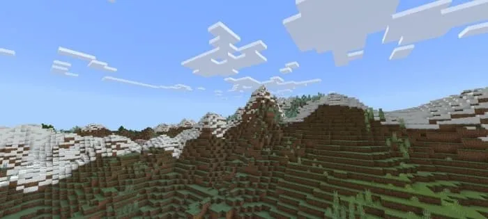 Заснеженные горы