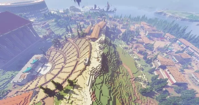 Сцена сверху