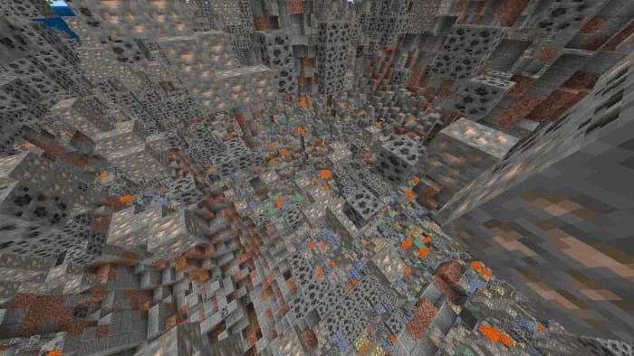 Все руды в пещере