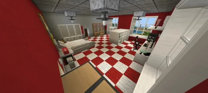 Красная комната для сна