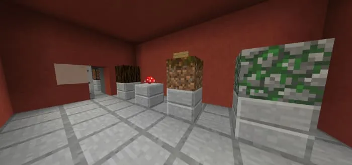 Комната с вариантами блоков