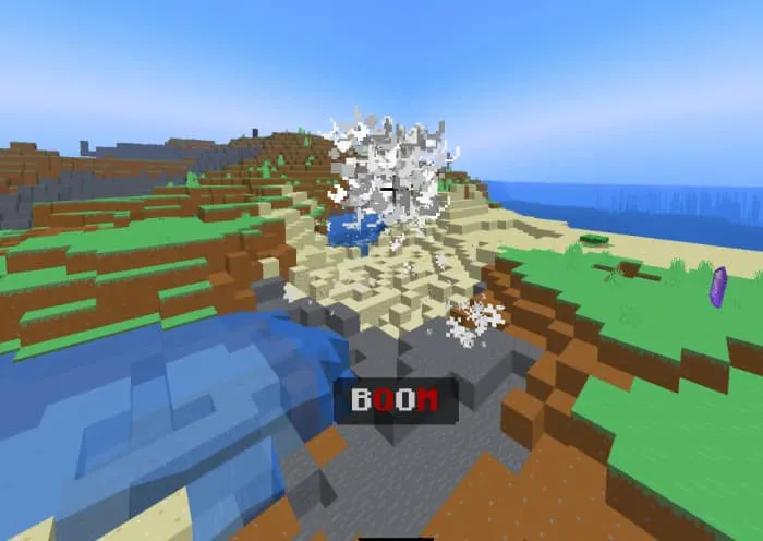 Взрыв от способности