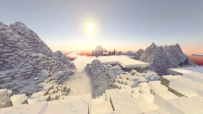 Снежные горы