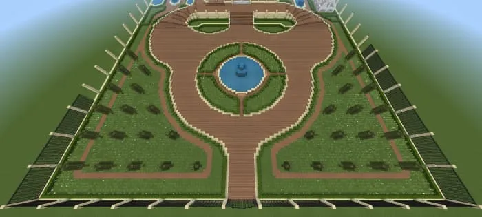 Фонтан особняка из песчаника