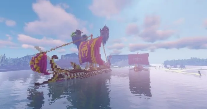 Корабли в море