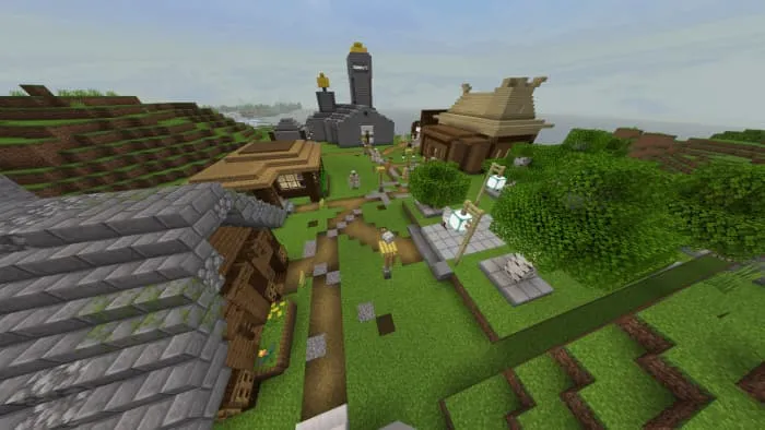 Различные постройки на карте