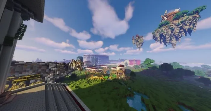 Вид на римский город