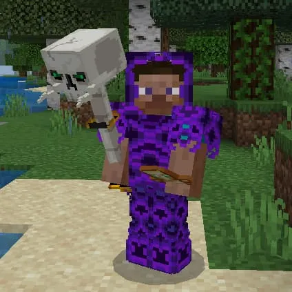 Череп чернокнижника в руке игрока