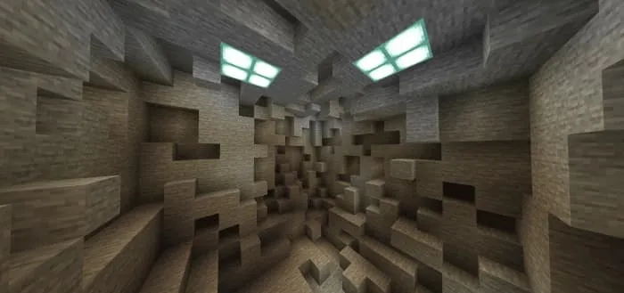 Скриншот из локации пещеры