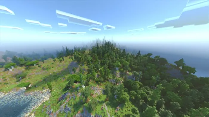 Лес на острове