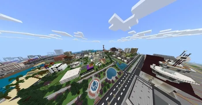 Вид на улицы города