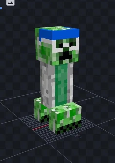 Модель крипера-ученого