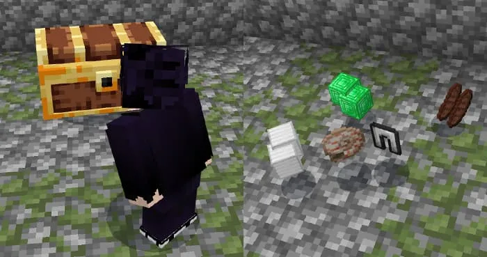 Добыча в золотом сундуке