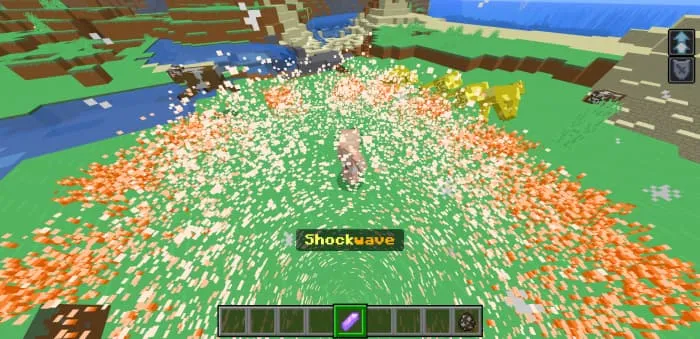 Ударная волна вокруг игрока